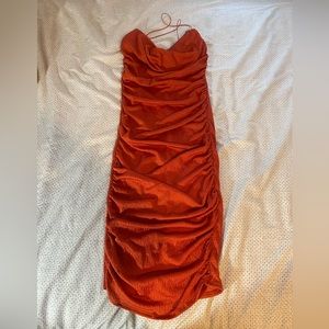 Stretchy, fitted and comfortable dressed.